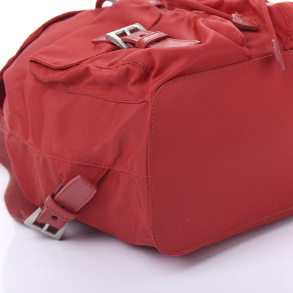 Prada Nylon Vela Small Backpack Rosso 5 of 9