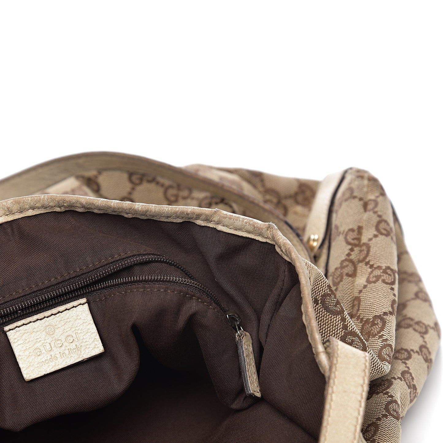 Monogram Medium Abbey Shoulder Bag Off White