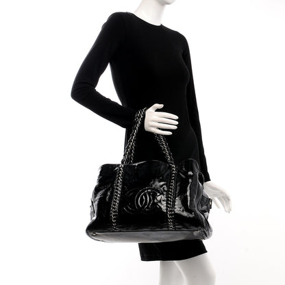 Chanel Patent Calfskin Large Luxe Ligne Tote Black 2 of 7