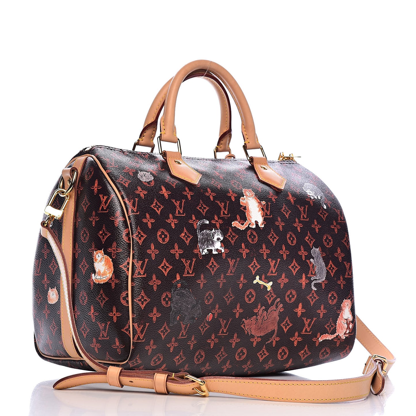 Catogram Speedy Bandouliere 30 Marron