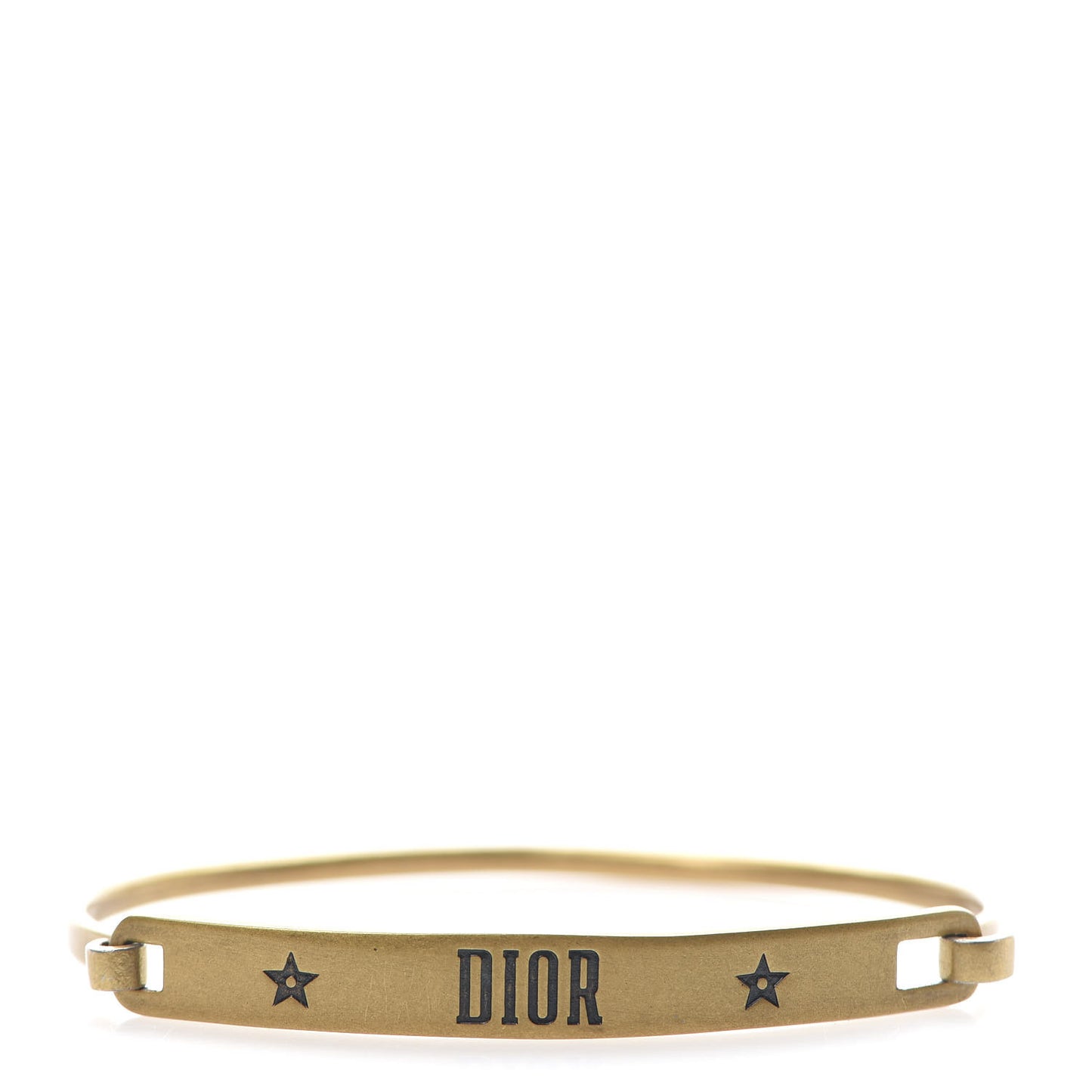Metal Crystal Dio(r)evolution Bracelet Set Gold