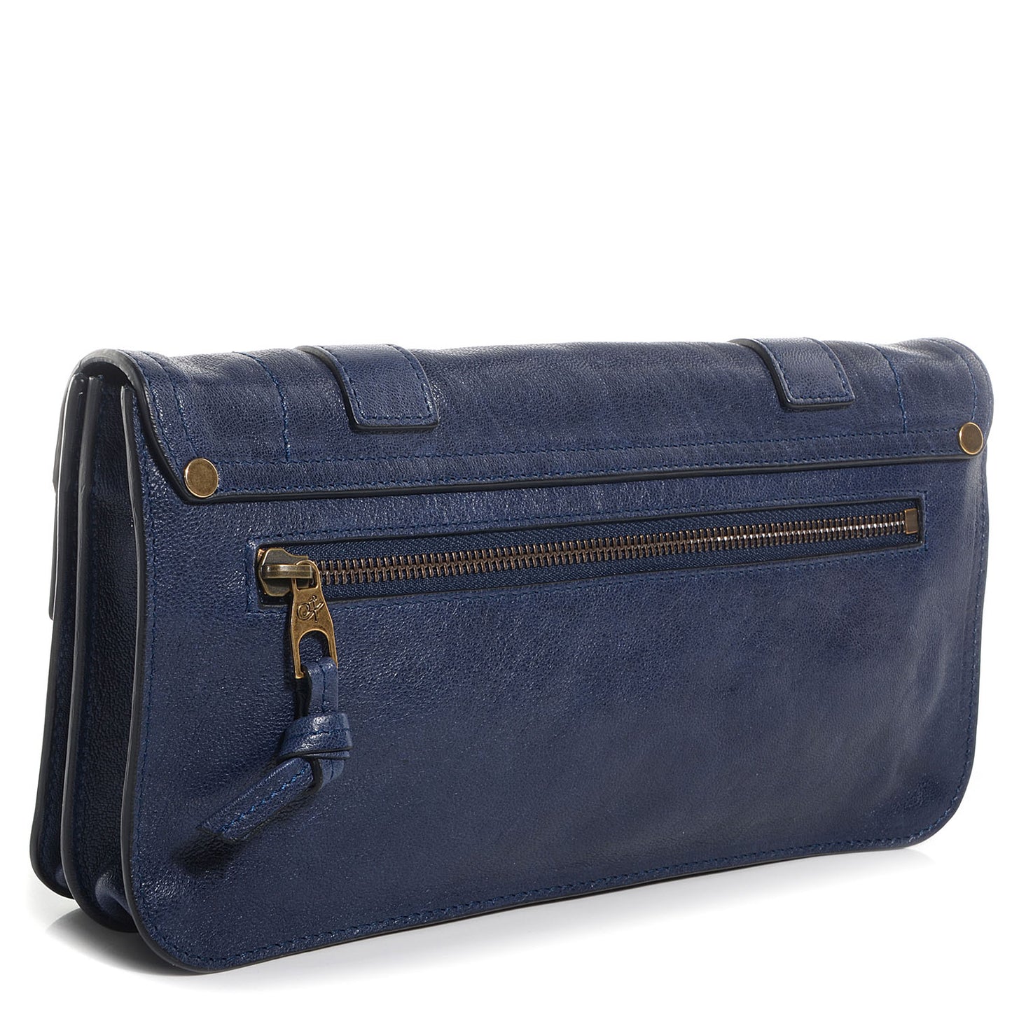 Lux Leather PS1 Pochette Clutch Midnight