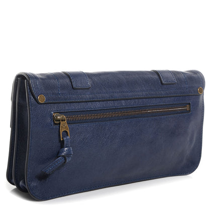 Proenza Schouler Lux Leather PS1 Pochette Clutch Midnight 3 of 10