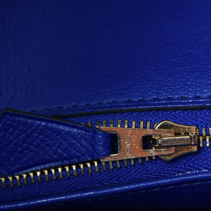 Hermes Epsom Birkin 35 Bleu Electrique 19 of 38