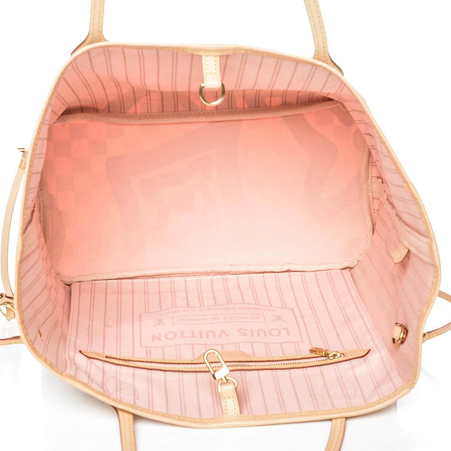 Louis Vuitton Damier Azur Tahitienne Neverfull MM 5 of 9
