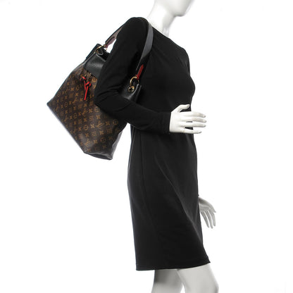 Louis Vuitton Monogram Tuileries Hobo Black 2 of 11