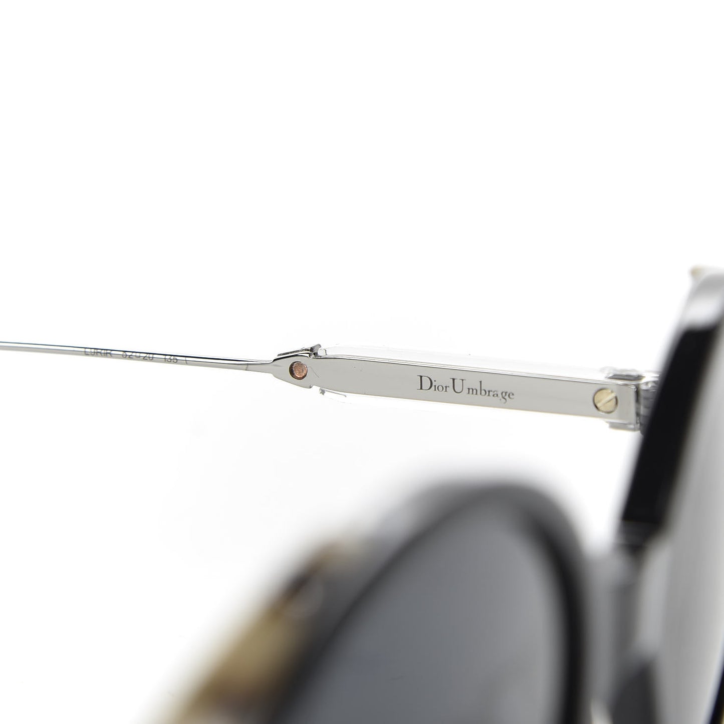 Acetate Umbrage Round Sunglasses Tortoise Black