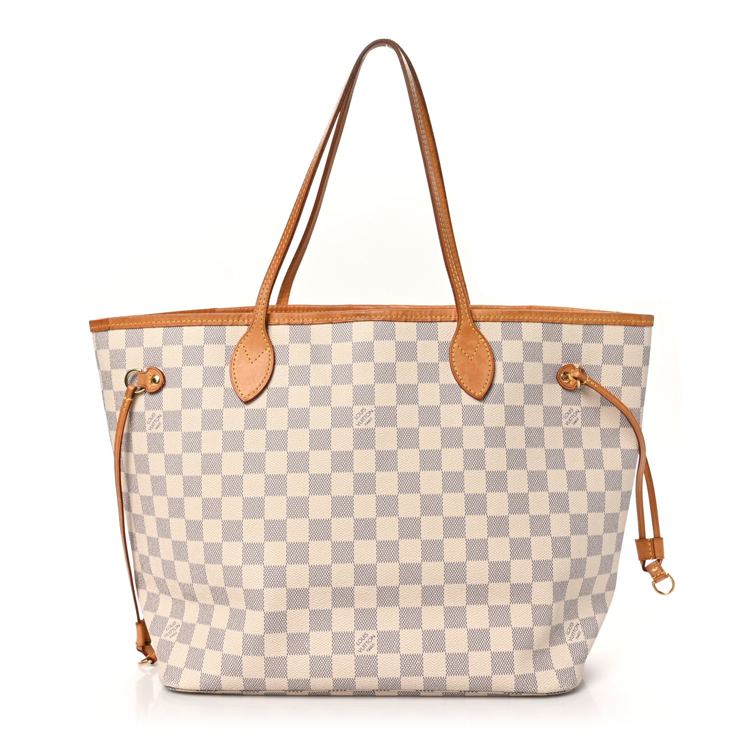 Louis Vuitton Damier Azur Neo Neverfull MM Rose Ballerine 1 of 11
