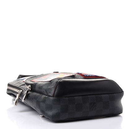 Louis Vuitton Damier Graphite Apls Avenue Sling Backpack 3 of 9