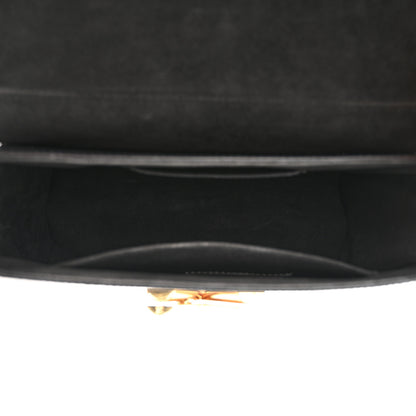 Louis Vuitton Epi Twist Monogram Flower Chain Shoulder Bag MM Black 6 of 11