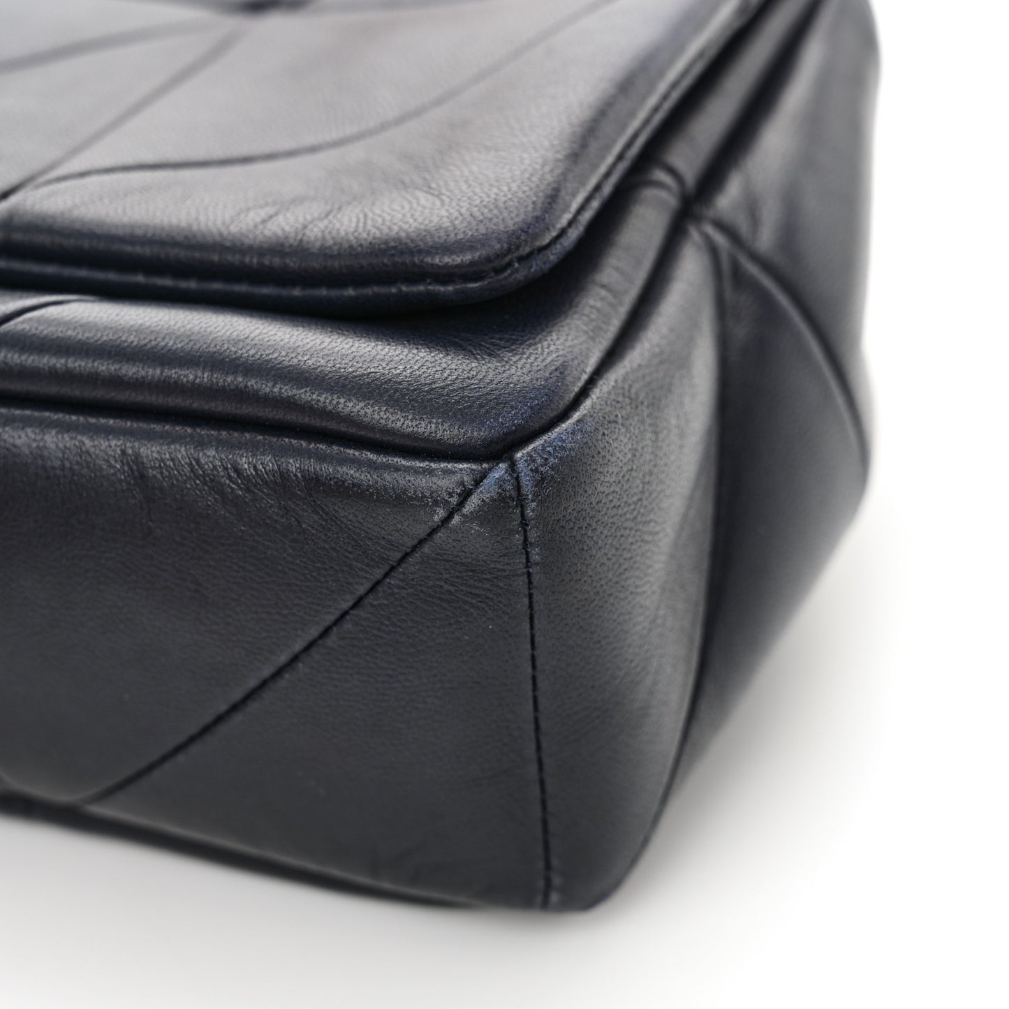 Lambskin Patchwork Monogram Medium Jamie Dark Notte