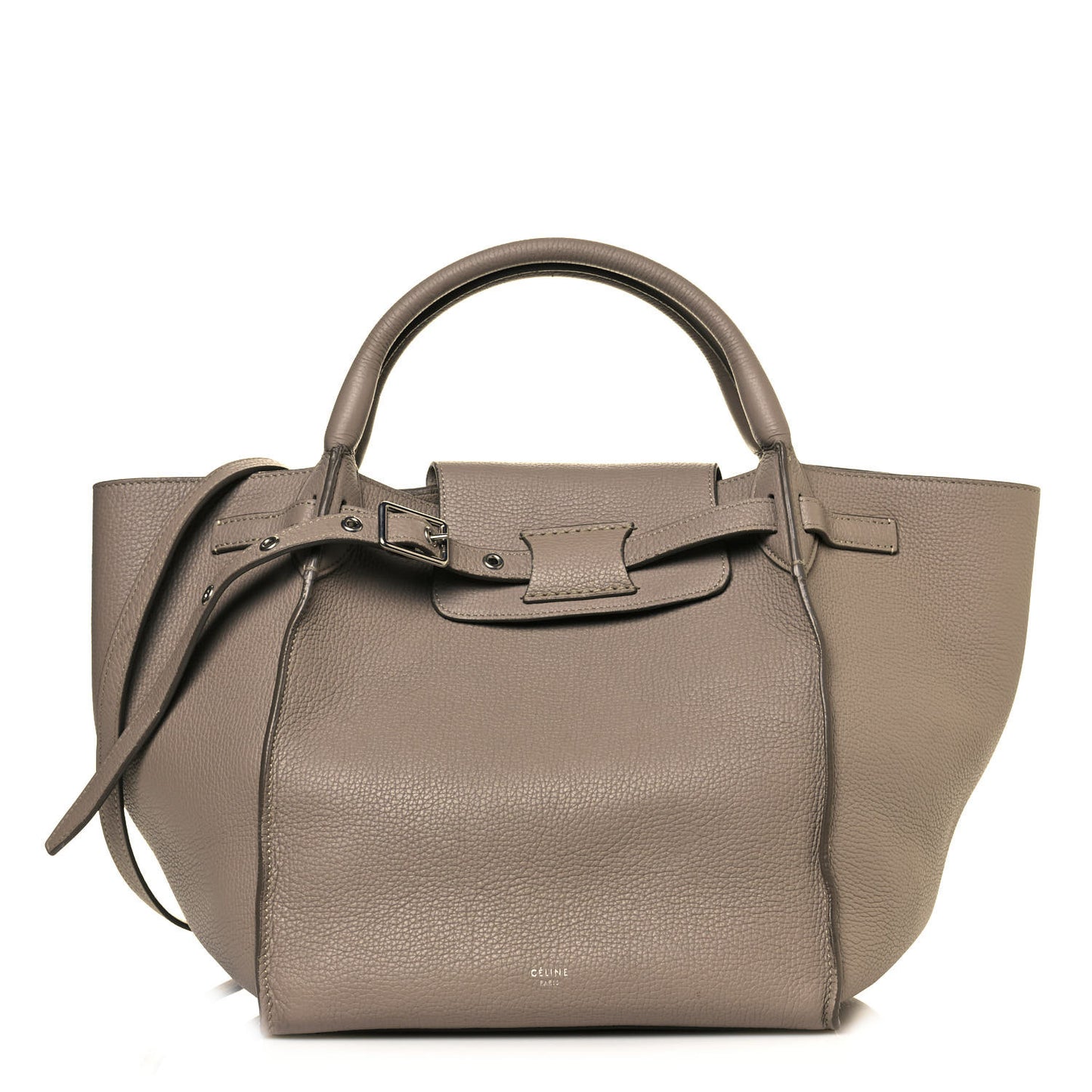 Supple Grained Calfskin Small Big Bag Light Taupe