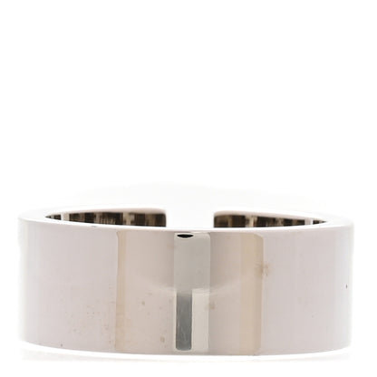 Fendi Metal FF Ring Orosoft M 63 10.25 Silver 3 of 7