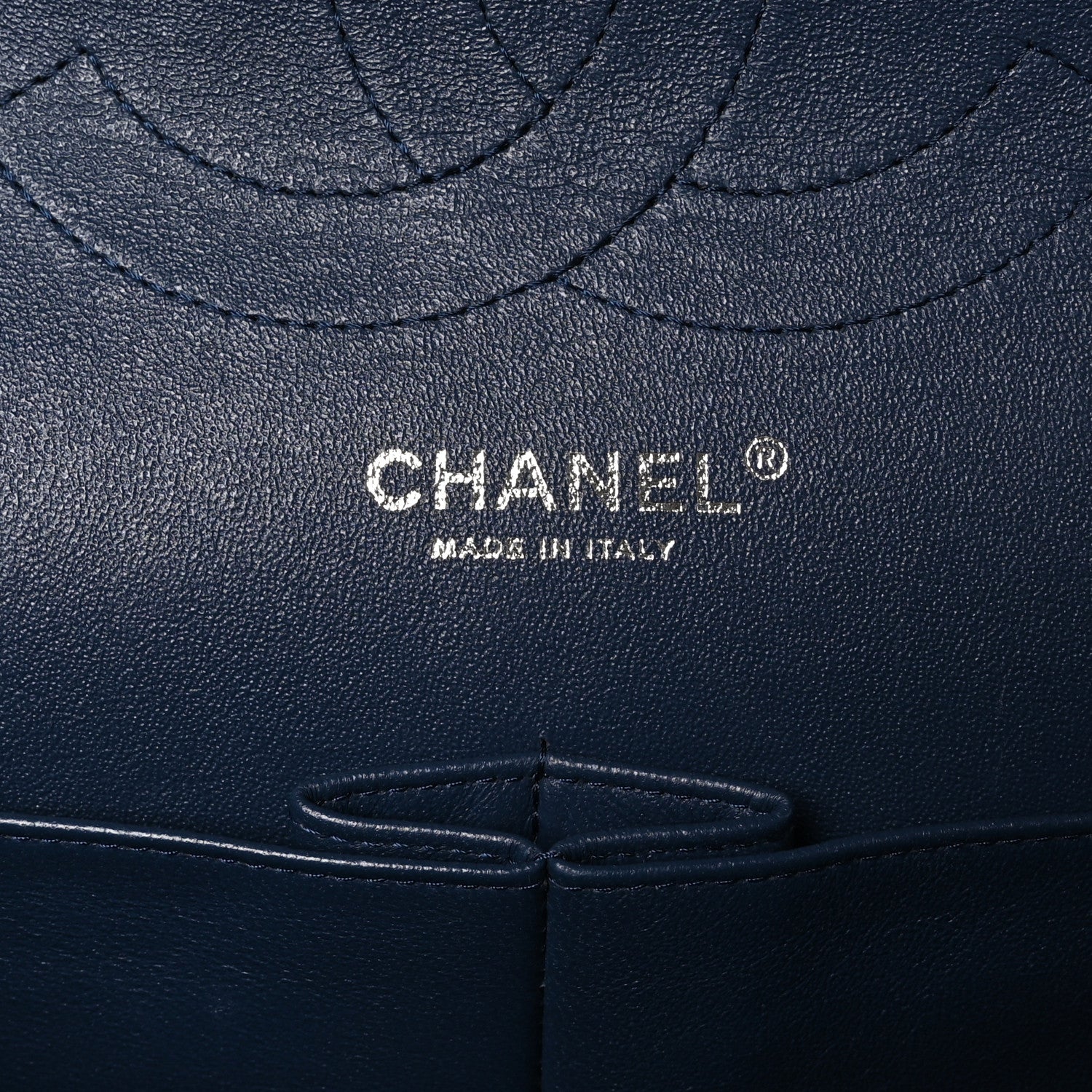 Chanel Patent Quilted Jumbo Double Flap Navy 6 of 10