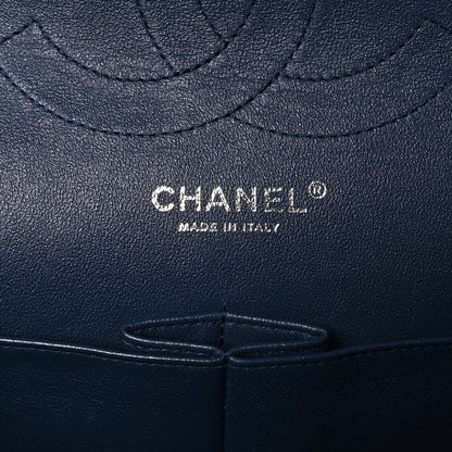 Chanel Patent Quilted Jumbo Double Flap Navy 6 of 10