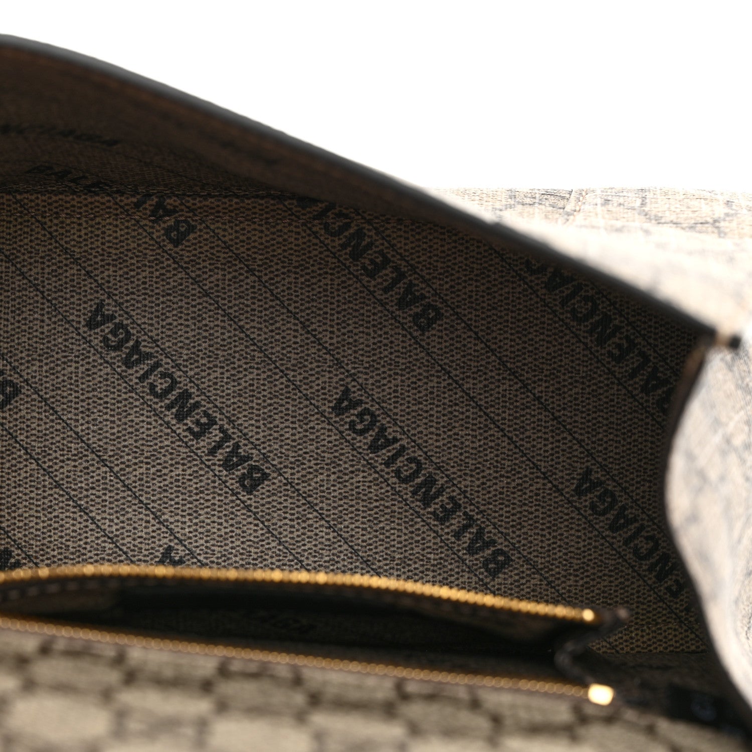 Balenciaga X GUCCI GG Supreme Monogram Small Hourglass Top Handle Bag Beige Ebony 5 of 10