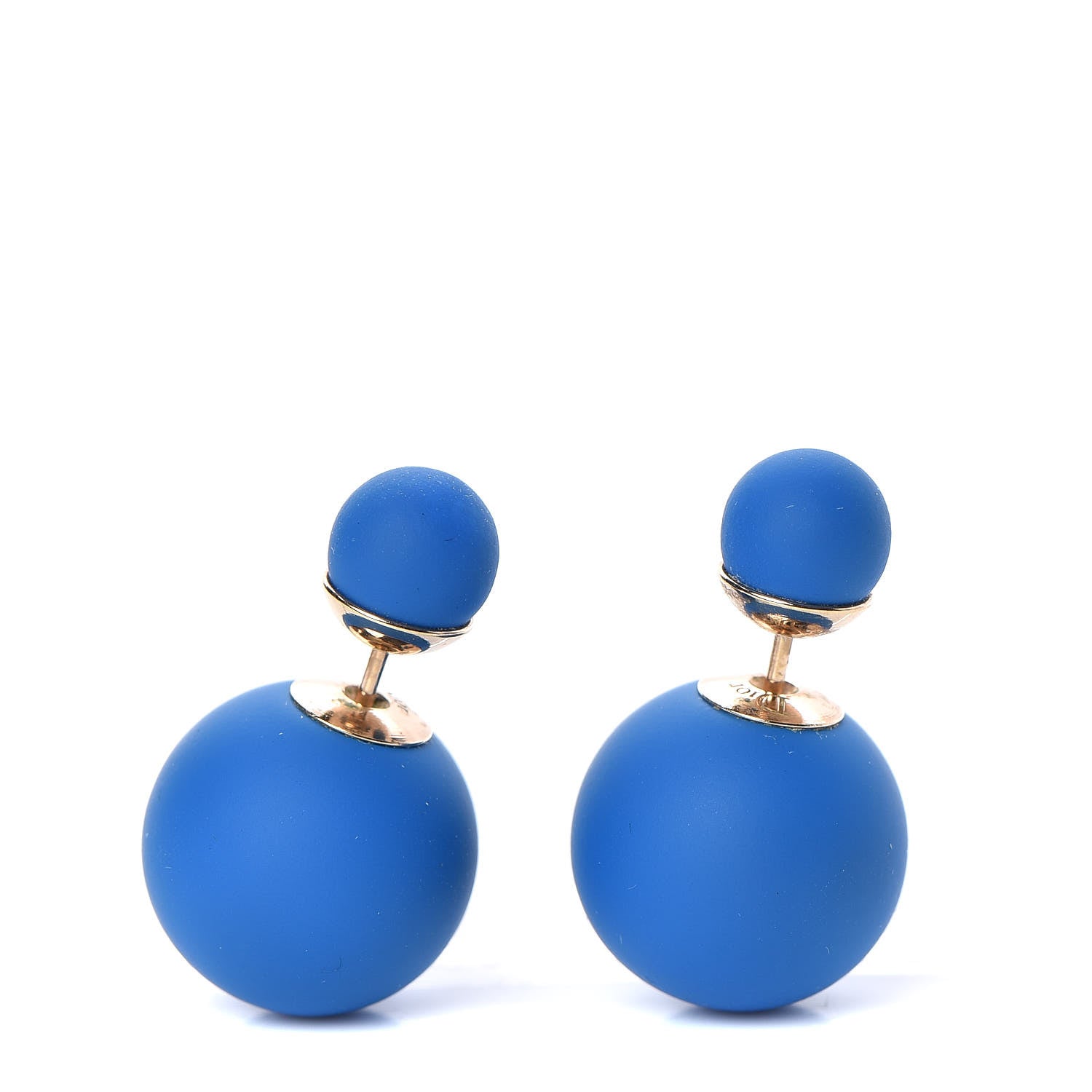 Christian Dior Mise En Dior Tribal Earrings Blue 1 of 4