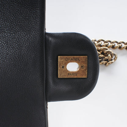 Chanel Calfskin CC Crown Small Flap Black 5 of 7