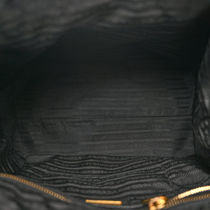 Prada Tessuto Nylon Saffiano Tote Black 5 of 15
