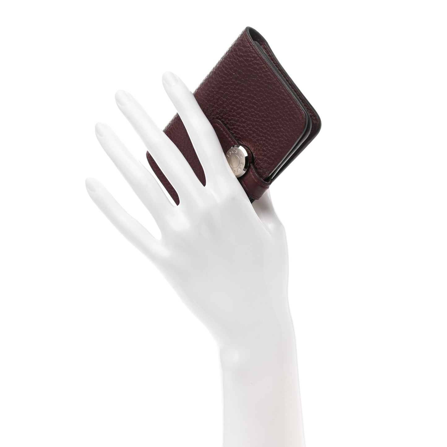 Togo Dogon Card Case Key Holder Bordeaux