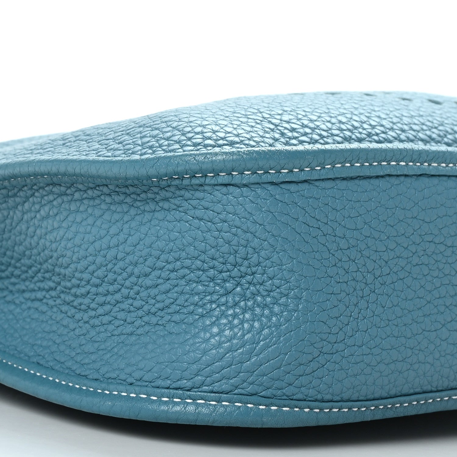 Hermes Taurillon Clemence Evelyne PM Blue Jean 8 of 10