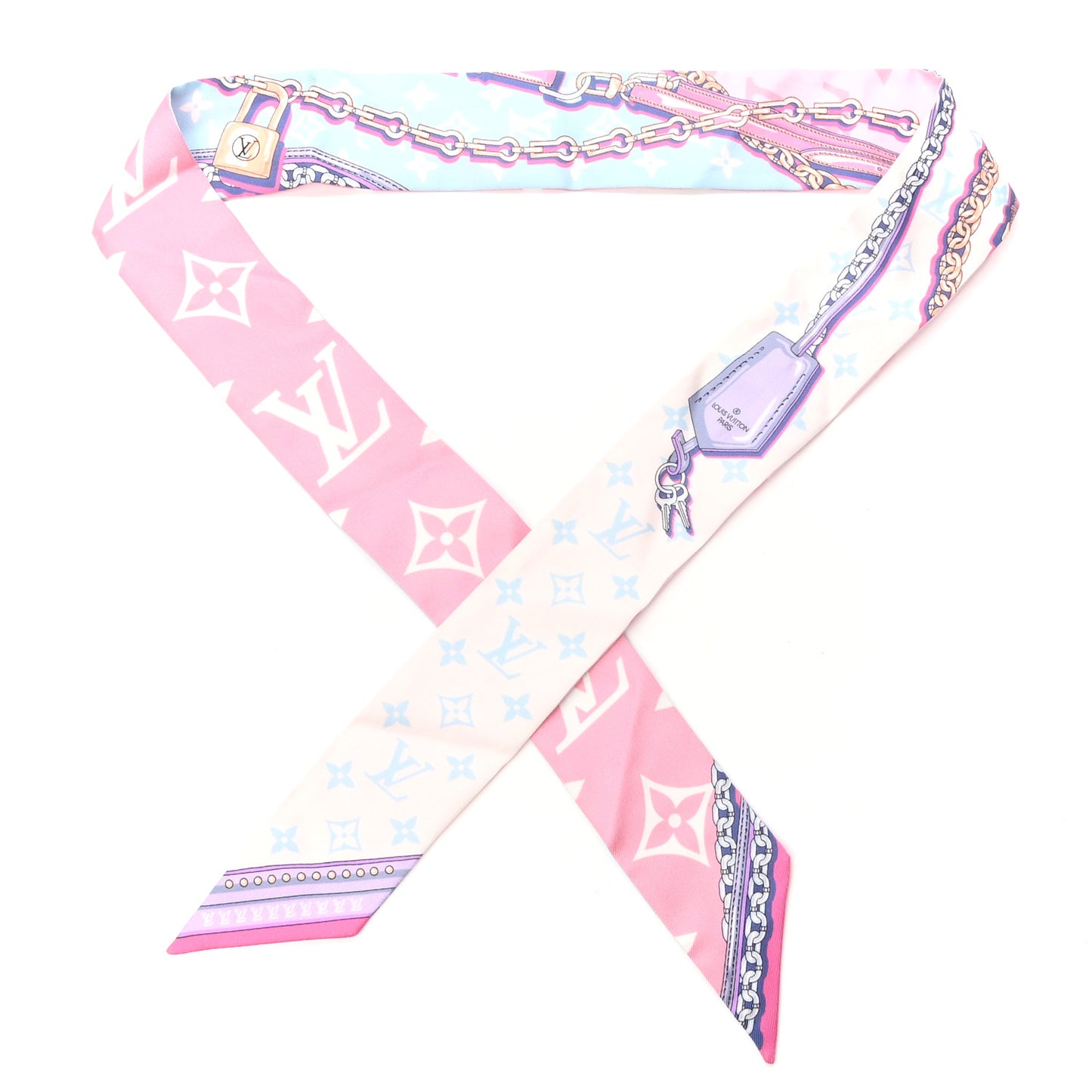 Silk Monogram Escale Perfect Match BB Bandeau Bleu Rose