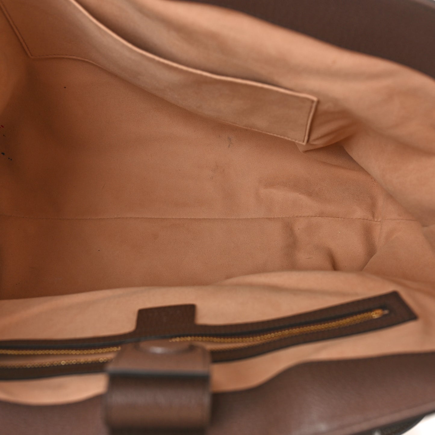 GG Supreme Monogram Medium Ophidia Shopping Tote Brown