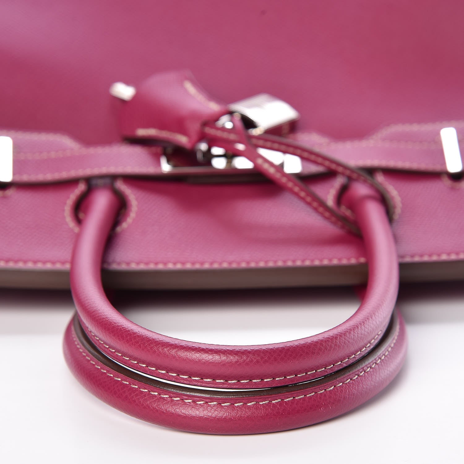 Hermes Epsom Candy Birkin 30 Tosca Rose Tyrien 11 of 33