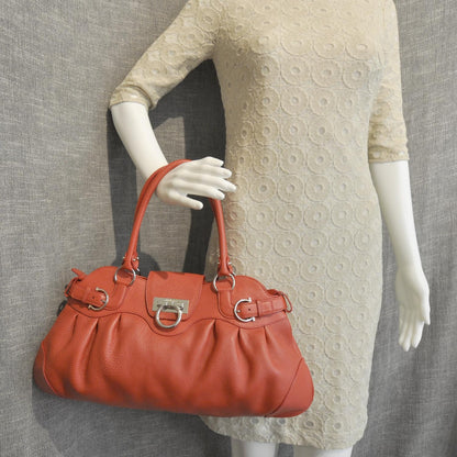FASHIONPHILE SALVATOREFERRAGAMOLeatherMarisaOrange 3 of 9