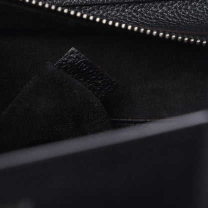 Celine Drummed Calfskin Mini Luggage Black 8 of 10