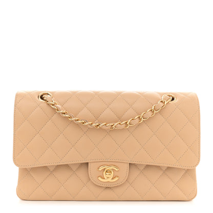 Chanel Caviar Quilted Medium Double Flap Beige 1 of 10