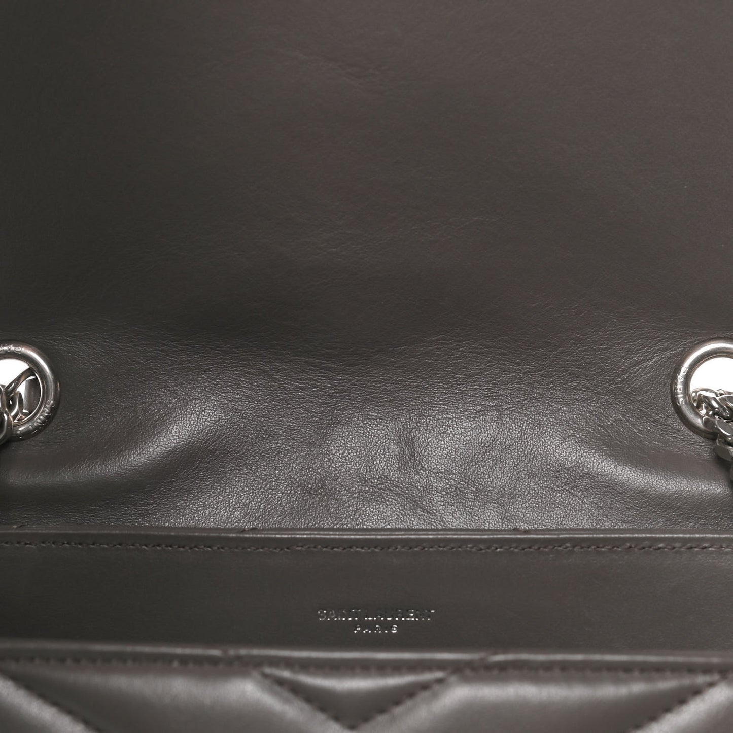 Calfskin Y Quilted Monogram Medium Loulou Chain Satchel Earth