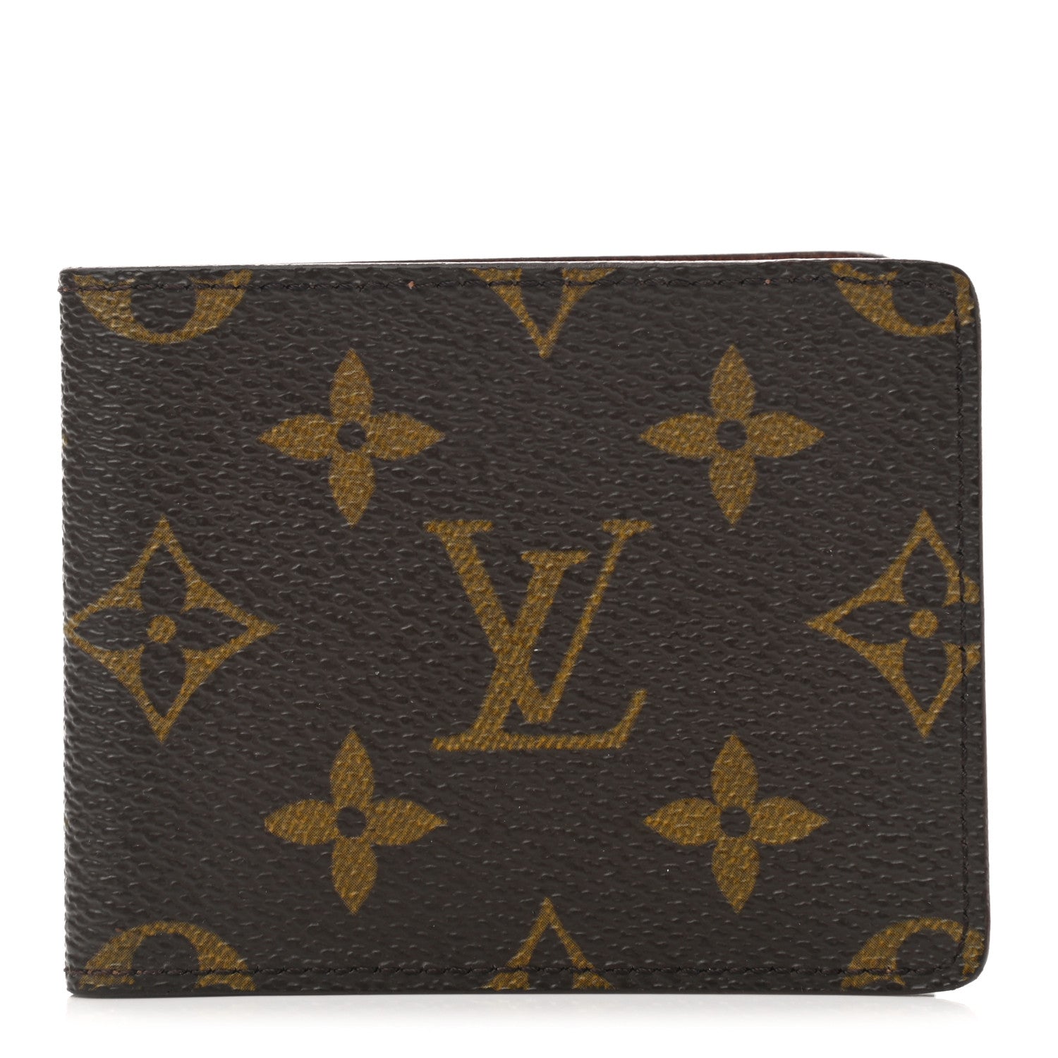 Louis Vuitton Monogram Mens Bi-Fold Wallet 1 of 7