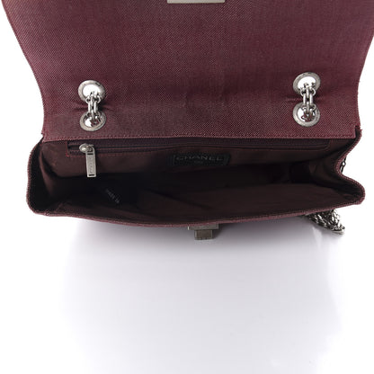 Chanel Canvas Chocolate Bar Reissue Single Flap Dark Red 4 of 15