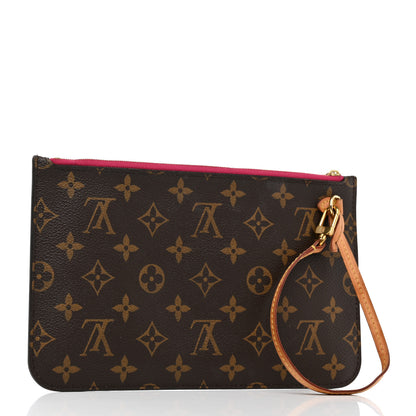 Louis Vuitton Monogram Neverfull MM GM Pochette Pivoine 3 of 10