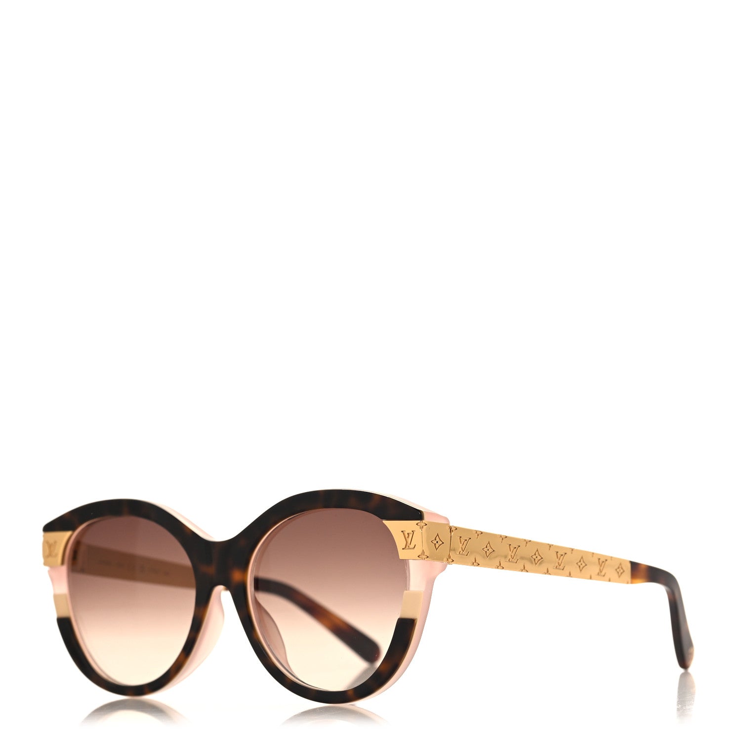 Louis Vuitton Acetate Petit Soupcon Cat Eye Sunglasses Z1858E Light Tortoisehell 1 of 6