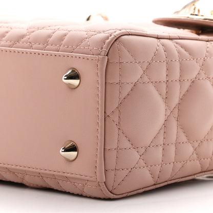 Christian Dior Lambskin Cannage Small My ABCDior Lady Dior Fard 10 of 11