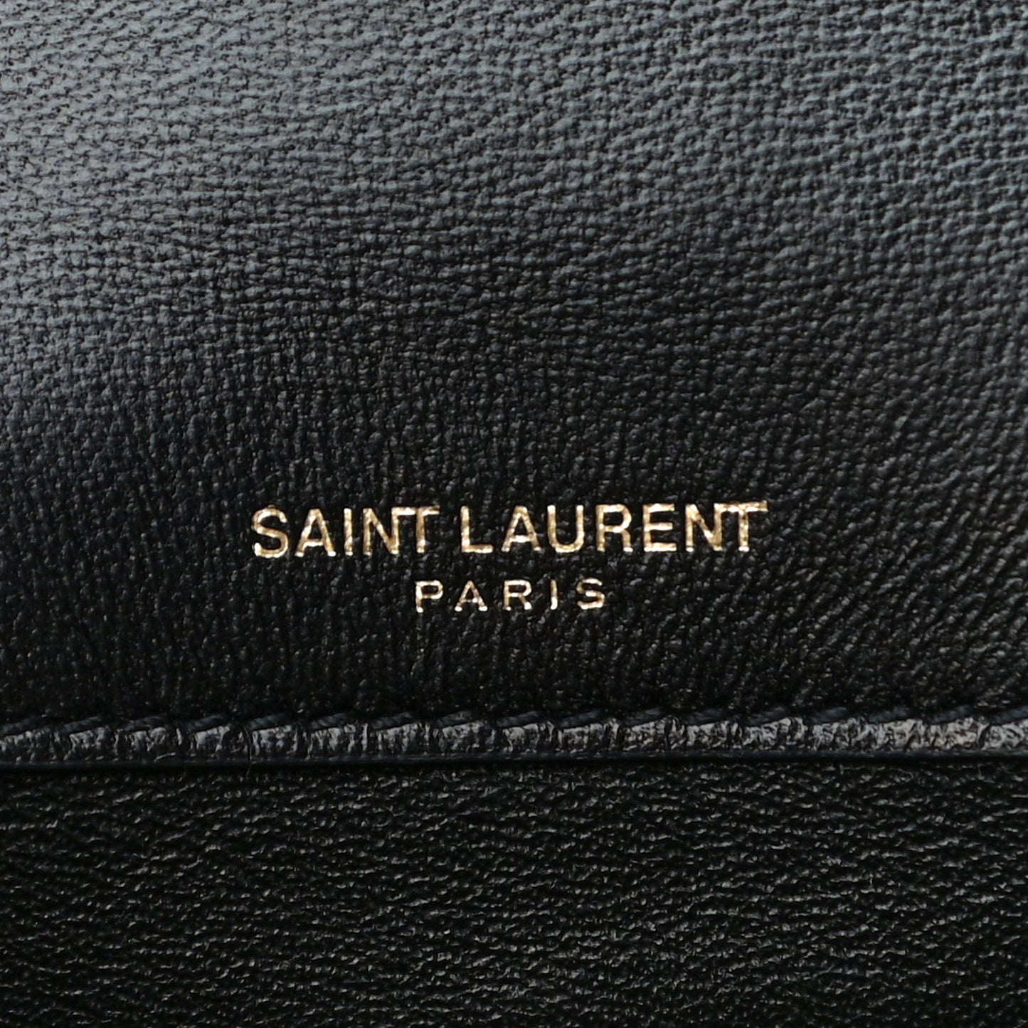 Patent Matelasse Monogram Large Vicky Chain Bag Black