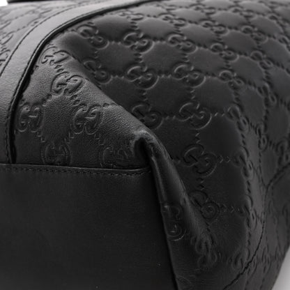 Gucci Guccissima Large GG Charm Convertible Dome Satchel Black 11 of 11