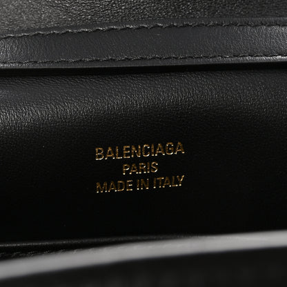 Balenciaga Natural Smooth Calfskin Mini Rodeo Top Handle Handbag Black 6 of 9
