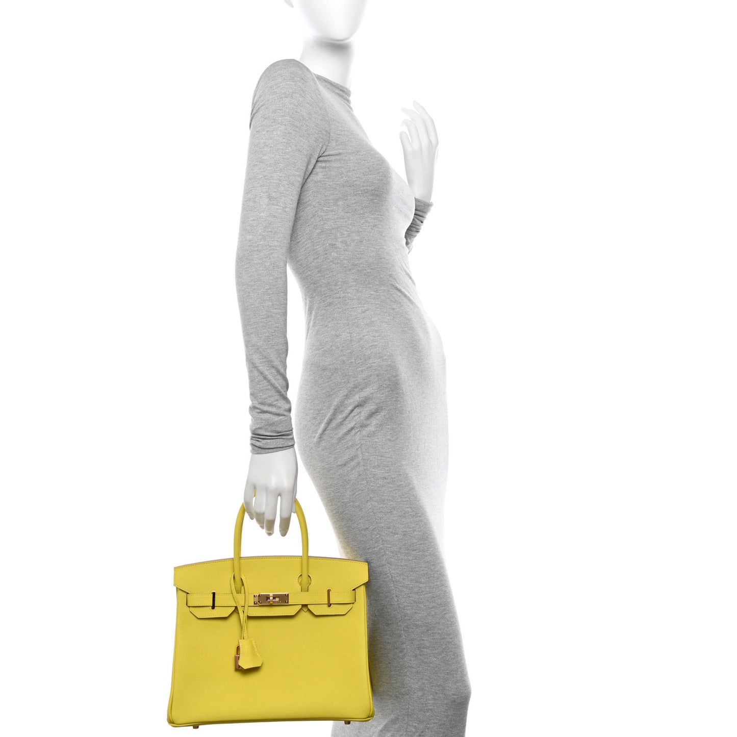 Epsom Birkin 30 Lime