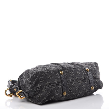 Louis Vuitton Denim Neo Cabby MM Black 4 of 12