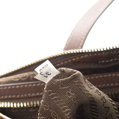 Prada Tessuto Nylon Saffiano Tote Corinto 8 of 19