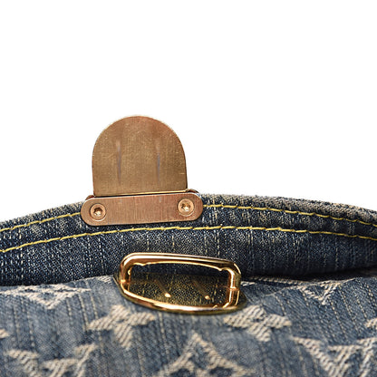 Louis Vuitton Monogram Denim Mini Pleaty Blue 13 of 13