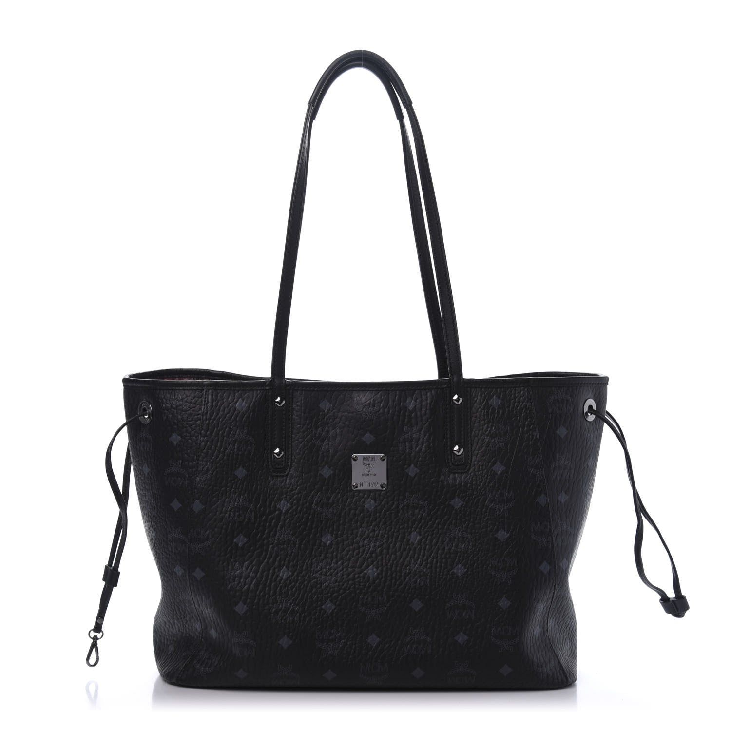 MCM Metallic Galaxy Visetos Medium Project Reversible Shopper Tote Black Multicolor 3 of 21