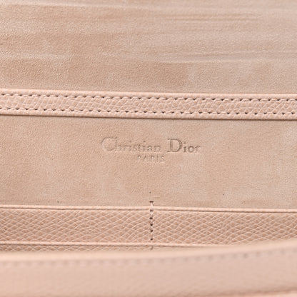 Christian Dior Grained Calfskin Diorama Wallet on Chain Pouch Rose Poudre 6 of 12