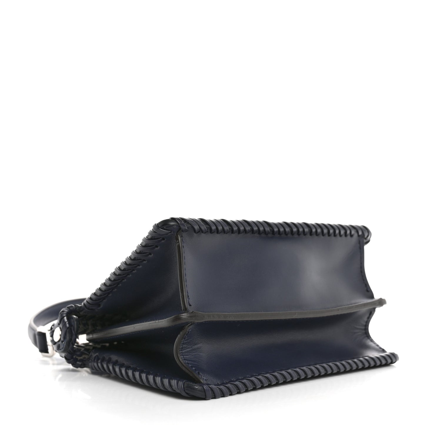 Vitello King Shiny Nappa Intreccio Petite Peekaboo I SEE U Satchel Midnight