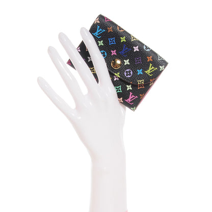 Louis Vuitton Monogram Multicolor Business Card Holder Black Grenade 2 of 8