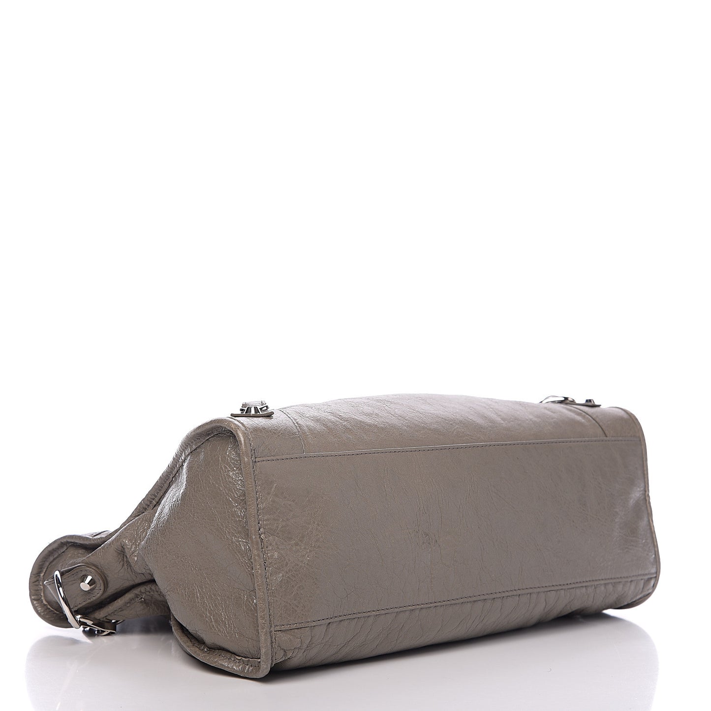 Agneau Classic Silver Hardware City Beige Liege