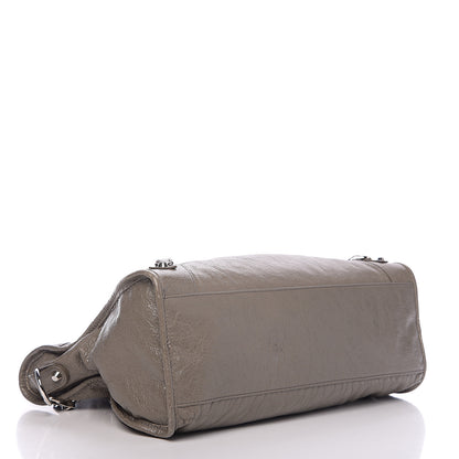 Balenciaga Agneau Classic Silver Hardware City Beige Liege 3 of 9